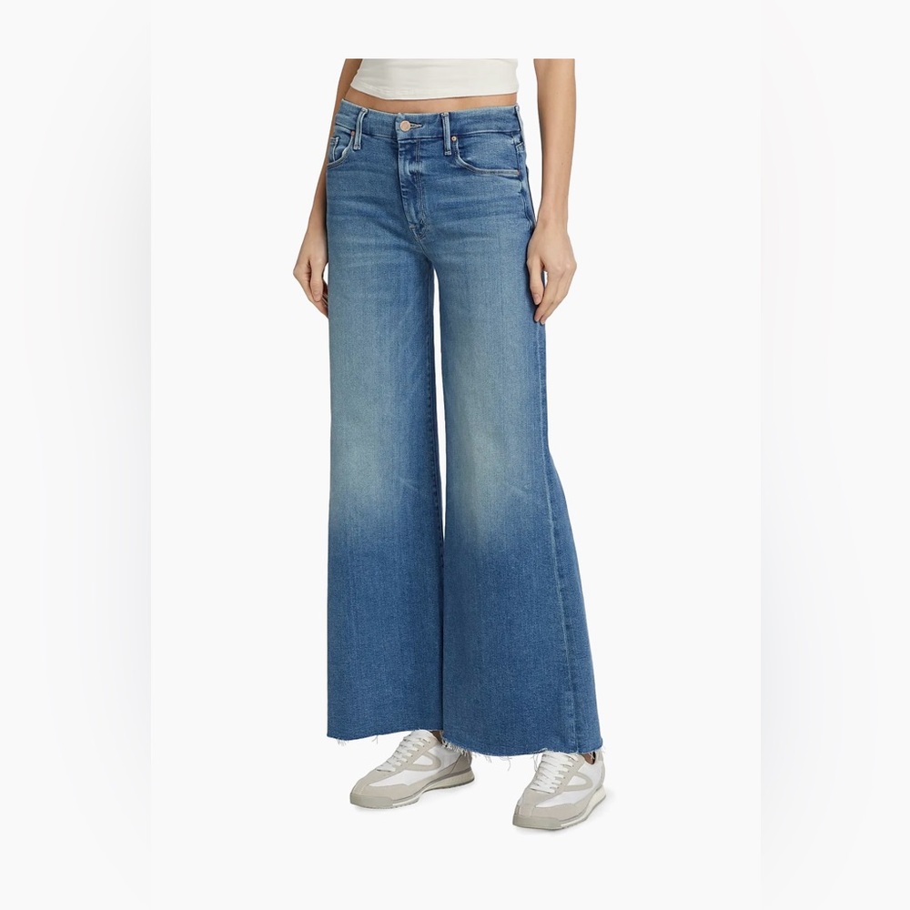 MOTHER The Roller Wide Leg Jeans Size 27